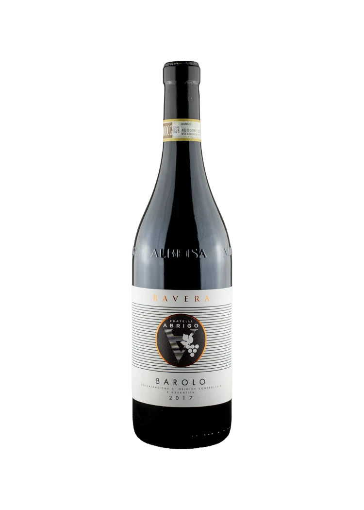 Barolo DOCG Ravera 2017 van Abrigo Fratelli, Nebbiolo uit de cru Ravera in Novello